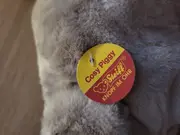 Vorschaubild 2 von Cosy Piggy Plüschtier Schwein grau Kuscheltier mit Knopf im Ohr