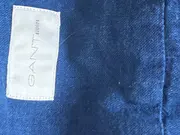 Vorschaubild 2 von Damen Blusenkleid Gr. M Blau Baumwolle Hemdblusenkleid Midi