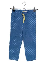 Vorschaubild 1 von Kinder Stoffhose Gr. 98 Blau gepunktet Casual Cordhose Babyhose