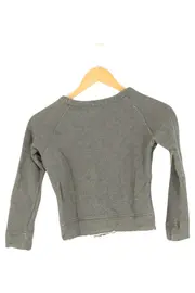 Vorschaubild 2 von Sweatshirt Mädchen Gr. 128 Grau mit Pailletten-Applikation