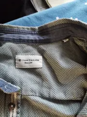 Vorschaubild 2 von Herren Freizeithemd Gr. L Grün Baumwolle Regular Fit