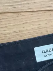 Vorschaubild 4 von Izabell Skinny Fit Jeans Damen Gr. 38 Schwarz Stretch