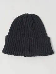Vorschaubild 4 von Mädchen Mütze Beanie Schwarz Rippstrick Blitz-Logo Kinder