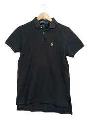 Vorschaubild 1 von Poloshirt Herren Gr. S Schwarz Baumwolle Custom Fit