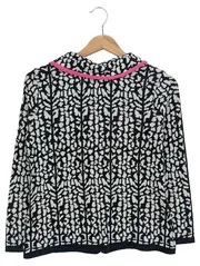 Vorschaubild 2 von Strickjacke Damen Gr. 38 Animal-Print Mehrfarbig Elegant