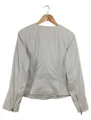 Vorschaubild 2 von TAIFUN Leichte Jacke Damen Modern Weiß Gr. Einheitsgröße Reißverschluss-Details
