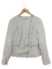 Vorschaubild 1 von TAIFUN Leichte Jacke Damen Modern Weiß Gr. Einheitsgröße Reißverschluss-Details