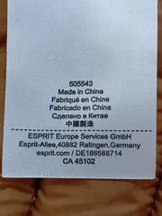 Vorschaubild 6 von Damen Steppjacke Gr. 36;S Braun Casual Outdoor Jacke