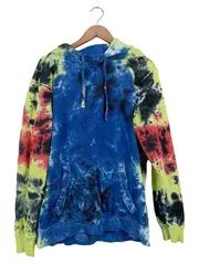Vorschaubild 1 von Hoodie Tie-Dye Herren Kapuzenpullover L Mehrfarbig Streetwear