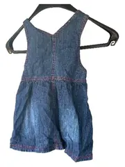 Vorschaubild 5 von Jeans Latzkleid Mädchen Blau Gr. 92 Applikationen Baumwolle