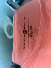 Vorschaubild 5 von Damen T-Shirt Gr. 38/M Orange mit Kakteen-Print Casual