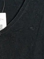 Vorschaubild 3 von Damen Pullover V-Ausschnitt Langarm Gr. 40/L Schwarz Casual