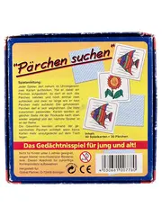 Vorschaubild 2 von Pärchen suchen Gedächtnisspiel Memory 40 Karten für jung und alt