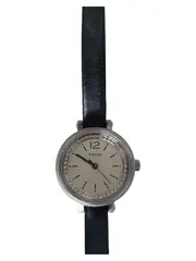 Vorschaubild 2 von Damenuhr Lederarmband Strass Klassisch Elegant Schwarz