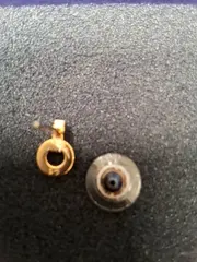 Vorschaubild 5 von Ohrstecker Damen Elegant Gold Edelstahl Strass 0.9cm Festlich