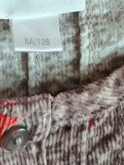 Vorschaubild 4 von Mädchen Kleid Feincord Gr. 126/128 Rosa Blumen