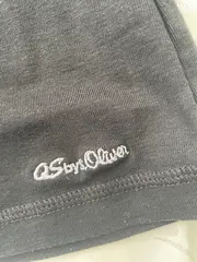 Vorschaubild 2 von Damen Langarmshirt Basic Schwarz Gr. M Rundhals Longsleeve