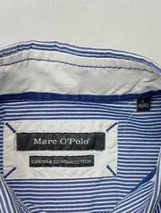 Vorschaubild 3 von MARC O POLO Herren Freizeithemd Hemd 50/L Blau Gestreift Casual Langarm