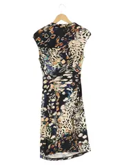 Vorschaubild 2 von FEMME Freizeitkleid Damen Tierdruck Viskose Elegant Midi 38 M