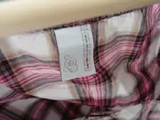 Vorschaubild 4 von Damen Hemdbluse kariert Gr. 38 Mehrfarbig Kurzarm Casual