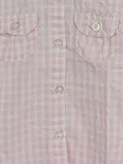 Vorschaubild 4 von Mädchen Hemd Bluse Gr. 68 Rosa Kariert Baumwolle