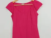 Vorschaubild 3 von Damen T-Shirt Pink Gr. 34;XS Casual Lochmuster