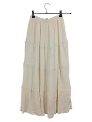 Vorschaubild 1 von Damen Hosenrock XS Beige Casual Maxirock Viskose