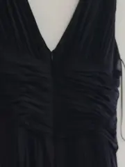 Vorschaubild 3 von Damen Abendkleid Gr. 36/S Schwarz Elegant Raffungen