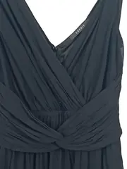 Vorschaubild 2 von Damen Abendkleid Gr. 36/S Schwarz Elegant Raffungen