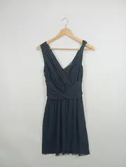 Vorschaubild 5 von Damen Abendkleid Gr. 36/S Schwarz Elegant Raffungen
