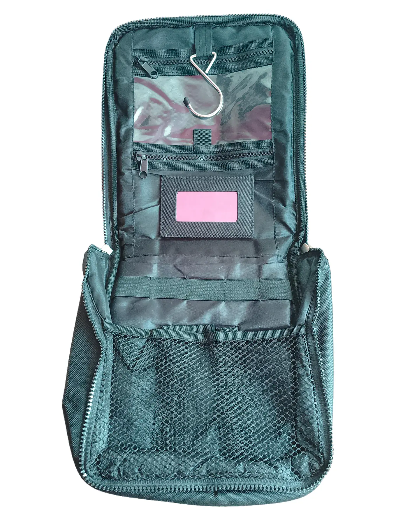 CAMEL ACTIVE Herren Kulturbeutel Schwarz zum Aufhängen 28x27 cm Reisetasche