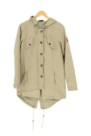 Vorschaubild 1 von ERSTINGS FAMILY Damen Outdoorjacke Gr. 36/S Beige Kapuze Casual Freizeit