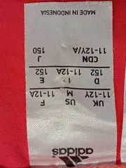 Vorschaubild 3 von Kinder T-Shirt Gr. 152 Rot Sportlich Logo-Print Kurzarm Baumwolle