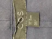 Vorschaubild 3 von Damen Blusenkleid Gr. 38/M Blau Cupro Baumwolle Klassisch Elegant