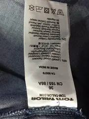 Vorschaubild 4 von Damen Bluse Gr. 36/S Blau Casual Schnürung Langarm