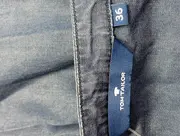 Vorschaubild 3 von Damen Bluse Gr. 36/S Blau Casual Schnürung Langarm