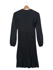 Vorschaubild 2 von Damen Strickkleid Schwarz Gr. 34/XS Elegant Business Midi