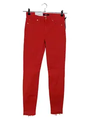 Vorschaubild 1 von Damen Jeans Regular Fit W27 36 S Rot Stretch Hose
