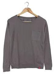 Vorschaubild 1 von Damen Pullover Gr. 34/XS Grau Casual Langarm Viskose