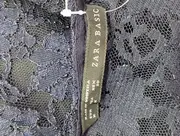 Vorschaubild 3 von Damen festliches Kleid Gr. 38/M Blau Spitze Blumenmuster Elegant Vintage