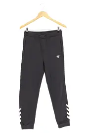 Vorschaubild 1 von Kinder Stoffhose Gr. 164 Schwarz Sportlich Trainingshose