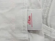 Vorschaubild 3 von Damen Capri Stoffhose Gr. 40 L Grau Casual Klassisch