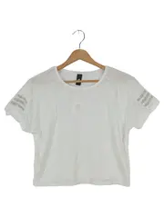 Vorschaubild 1 von Damen T-Shirt Weiß Gr. 38;M Sportlich Streetwear Logo Cropped