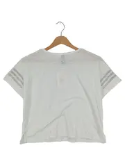 Vorschaubild 2 von Damen T-Shirt Weiß Gr. 38;M Sportlich Streetwear Logo Cropped