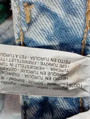 Vorschaubild 4 von Damen Jeans Regular Fit Gr. 38 M Hellblau Casual Raw Hem