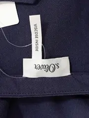 Vorschaubild 3 von Damen Blusenkleid Gr. 40/L Blau Klassisch Elegant Tunikakleid