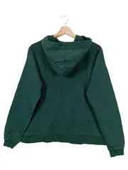 Vorschaubild 2 von Kapuzenpullover Damen Gr. 36/S Grün Casual Hoodie Schriftzug