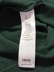 Vorschaubild 4 von Kapuzenpullover Damen Gr. 36/S Grün Casual Hoodie Schriftzug