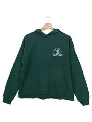 Vorschaubild 1 von Kapuzenpullover Damen Gr. 36/S Grün Casual Hoodie Schriftzug