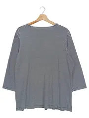 Vorschaubild 2 von Damen T-Shirt Gestreift Metallic-Look Gr. 40/L Mehrfarbig